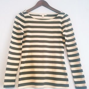Classic Banana Republic long sleeve stripe top